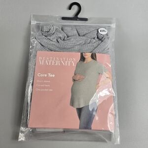 Destination Maternity Gray Core Tee Size XXL